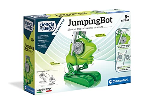 Clementoni - Jumping Bot, robot para construir, juego científico, construccciones, STEM, a partir de 8 años (55346) Cover