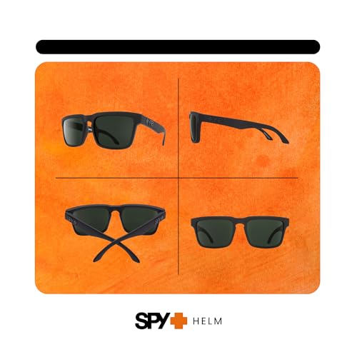 Image of Spy Helm Square Sunglasses for Men for Women +BUNDLE with ACCESSORY EYEWEAR KIT