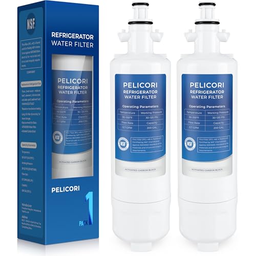 Image of 4874960100 Water Filter Replacement, for Blomberg Beko 4874960100 Filter (white, 2 Pack)