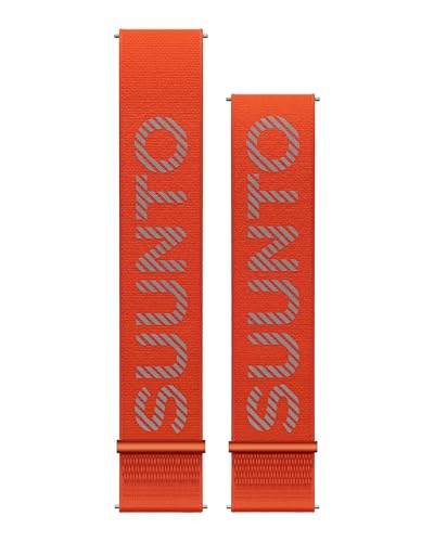 SUUNTO 22 ATH7 Loop bracelet textile orange corail ultra léger et respirant taille S M