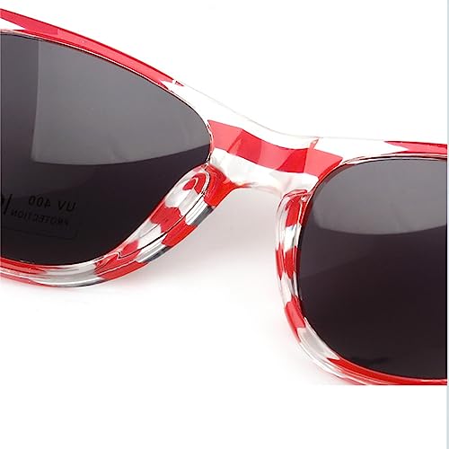 Soochat American Flag Sunglasses 4th of July Sunglasses Patriotic Party Glasses Eyewear for Independence Day Party Decorations Photo Prop4