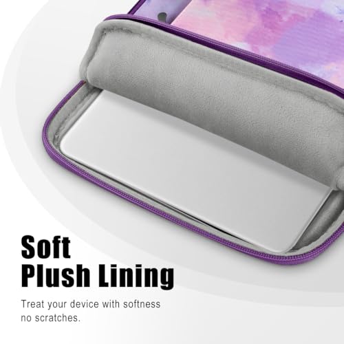 TiMOVO Sleeve Case with Shoulder Strap for Laptop, 13.3-14", Purple - image 3