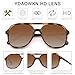YDAOWKN Retro Square Aviator Sunglasses for Womens Mens Vintage 70s Double Bridge Sun Glasses