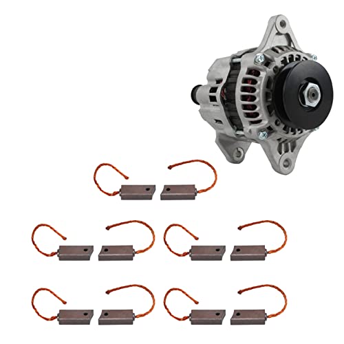 Aramox 10Pcs Alternator Regulator Brush Set Generator Motor Carbon Brushes Replacement For Valeo Cargo Px602 P60 Letrika Iskra Mahle Oe: 092950 #TOP4