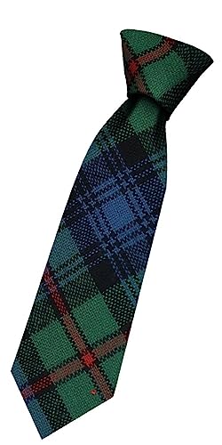 I LUV LTD Boys All Wool Tie Woven And Made in Scotland in Robertson Hunting Ancient Tartan