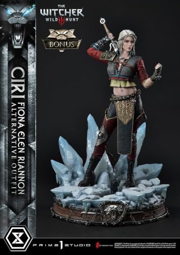 Prime 1 Studio Witcher 3 Wild Hunt - Figura Decorativa (55 cm), diseño de Cirilla Fiona Elen Riannon