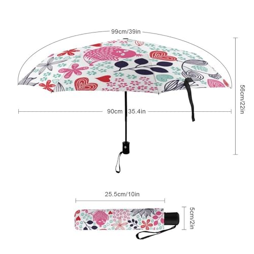 Parapluie automatique compact et résistant face aux tempêtes