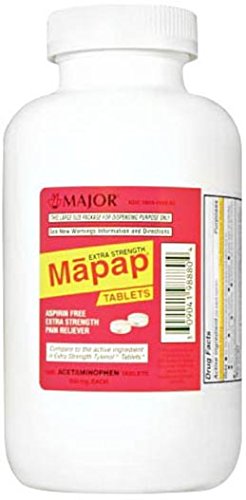 Quality inspection Major shipfree Pharmaceuticals 100442 Mapap Strength Tabl Analgesic Extra