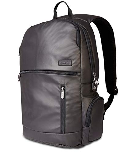 Genius Pack Intelligent Travel Backpack - Smart, Organized, Lightweight Backpack (Jet Black)