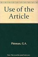 Use of the Article 0582526175 Book Cover