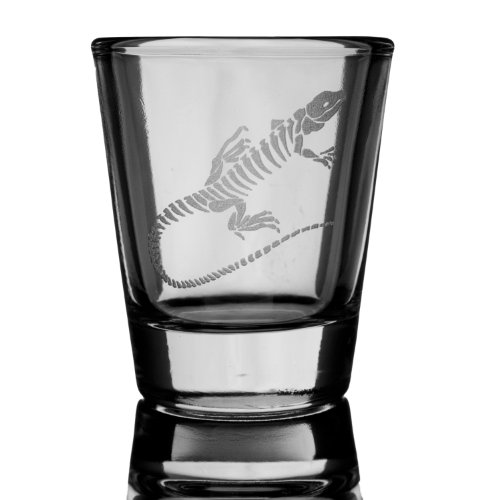 2Oz Lizard Shot Glass Chameleon Iguana -Wild Life #TOP20