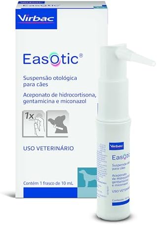 Virbac Easotic Tratamento Otológico para Cães 10 mL