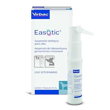 Virbac Easotic Tratamento Otológico para Cães 10 mL