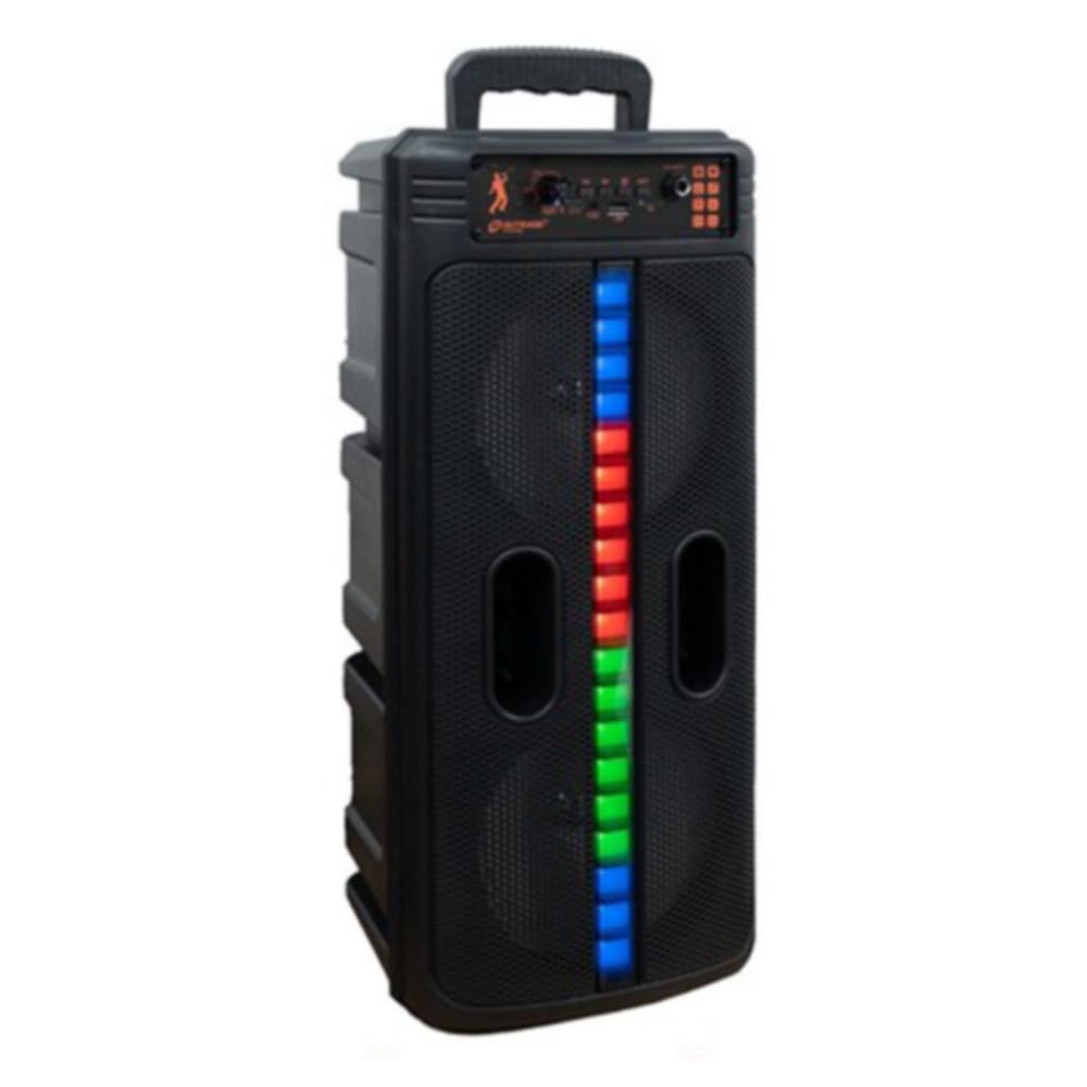 Vetrineinrete® Cassa Bluetooth Ricaricabile 20W RMS con LED RGB | 70W PMPO, Radio FM Integrata, Ingresso USB e SD, Tecnologia TWS, Display LED