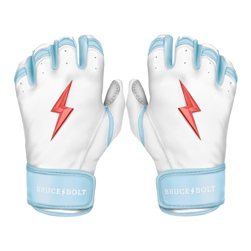 BRUCE BOLT Signature Series Short Cuff Batting Gloves - Ian Happ Edition - Happ White - XLarge