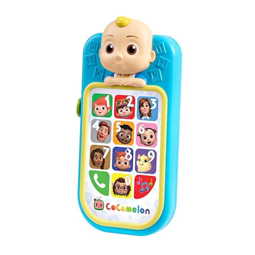 CoComelon JJ’s First Early Learning Toy Phone with Lights...