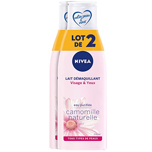 NIVEA Lait Démaquillant Visage & Yeux pour Femme pour Toute Peaux 1 x 200 ml