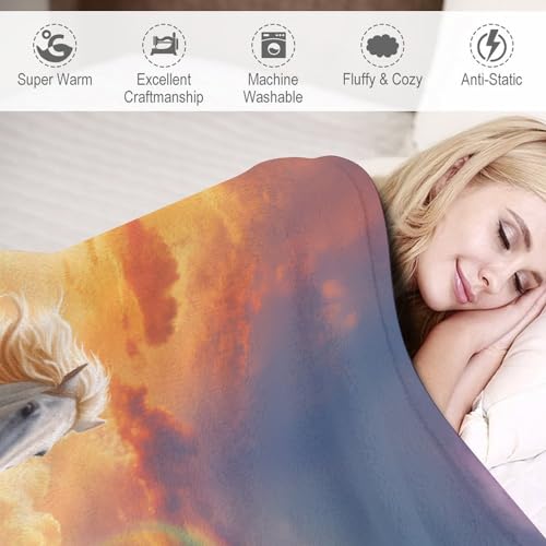 Couverture polaire cheval idée cadeau idéale pour passionnés - 4