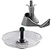 Spares2go - Paddle per miscelazione + vassoio per trucioli, compatibile con Tefal Actifry Serie 001-1, 1 kg e 1,2 kg friggitrice ad aria