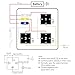 Weasch 12V Pre-Wired Waterproof Fuse Relay Box, 3 Relays and 3 ATC/ATO Blade Fuses, 4-Pin 40A Relay Block and Kit, for Cars Truck Marine Boat Jeep