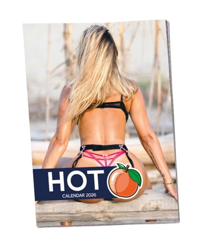 ORION Kalender HOT PEACH 2026 - erotischer A3-Wandkalender, Erotik-Motive mit scharfen Frauen, großem Po, auf 12 Kalender-Seiten