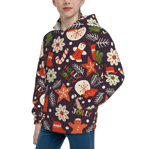 Winter Holiday Christmas Kid Hoodies Boys Sweatshirts Girls Pullover with Pocket2