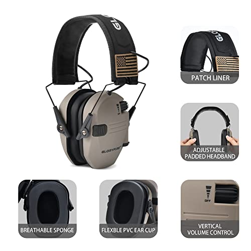 Reviews for GLORYFIRE Ear Protection for Shooting Electronic Hearing Protection Noise Cancelling