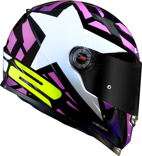 Capacete Ls2 Ff358 Starwar Preto c/ Rosa - 56/S