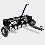 Kupplung für Aufsitzmäher Aerifizierer Rasenbelüfter für Aufsitzmäher mit 102cm Arbeitsbreite und ca. 7,6cm Arbeitstiefe