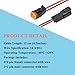 I Little Bamboo 14 AWG 2 Pin DT Waterproof Connectors, 2 Wire Automotive Electrical Connector, Male and Female Way Auto Electrical Wire Connectors Harness Pigtail for Car Truck Boat Motorcycle- 3 Pack