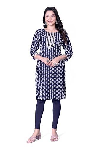 Image of Cotton Printed Short Kurti for Women
