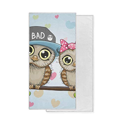 MONTOJ - Serviette de cuisine - Serviettes de toilette - Mignon chouette Cover