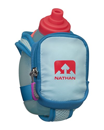Nathan QuickShot Plus Flask, Blue Danube/Diva Pink, One Size
