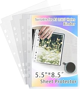 AZATUS 20 Stück A5 Klarsichtfolien Fotohüllen