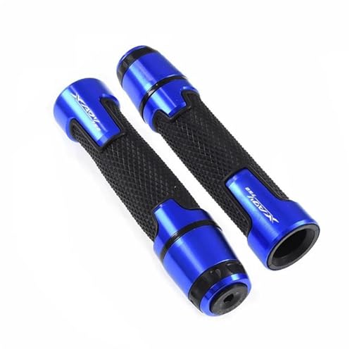 Poignées moto personnalisées X-ADV 750 finition bleu 22mm