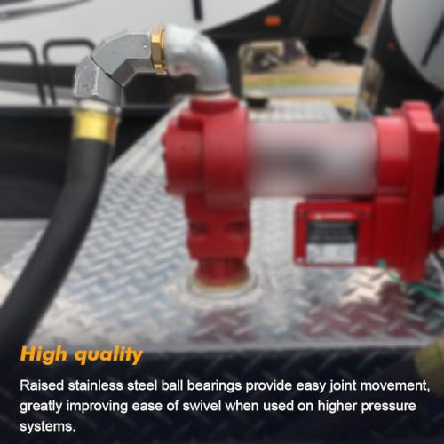 Image of 2PCS 3 /4 Inch Fuel Swivel with Roating Connector Fuel Hose Connector NPT Connector Fuel Plane Swivel