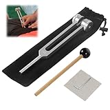 Tuning Fork 128 Hz Set, Aluminium Alloy Healing Frequency Tool for Relaxation, with Silicone Striker and Pouch Sound Therapy Meditation and General Wellness Practice - Image 7