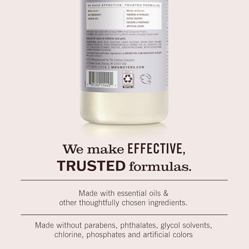 Image of MRS. MEYER'S CLEAN DAY Multi-Surface Cleaner Concentrate, Use to Clean Floors, Tile, Counters, Lavender, 32 fl. oz