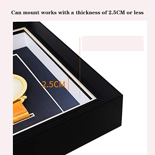XXCC Medailleframe voor orden, eresteken medailledisplay, fotolijst, houten fotolijst met glazen vitrine voor orden en… - Image 7