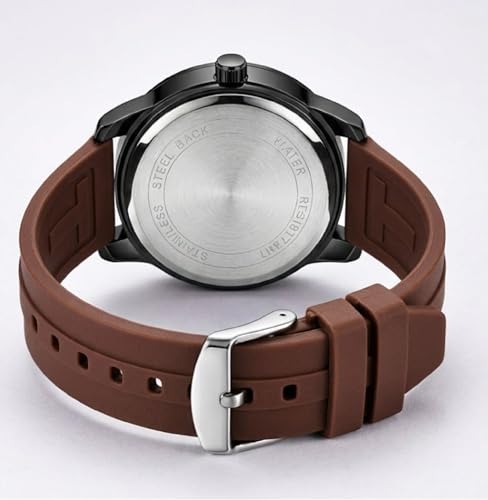 Image of CERO Men's Quartz Watch | Prime Collection Dual Dial | Silicone Strap | Analogue | Sporty Style