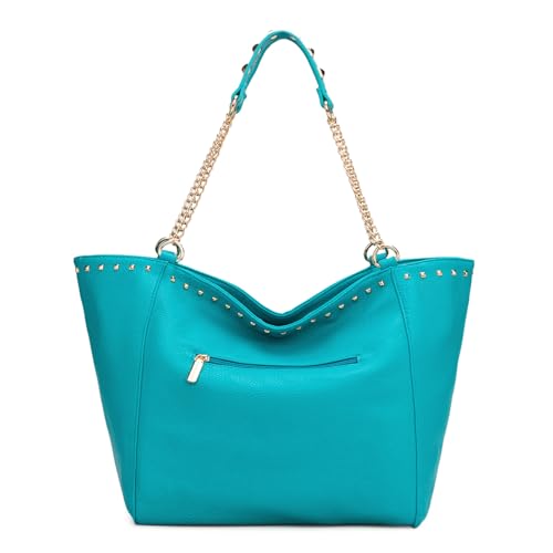 Image of Montana West Large Tote Bag for Women Oversized Shoulder Purses with Chain Handbags