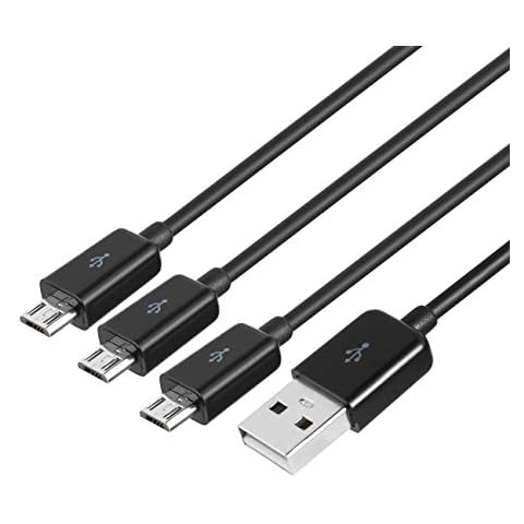 Cable de carga divisor micro USB con 3 conectores Cover