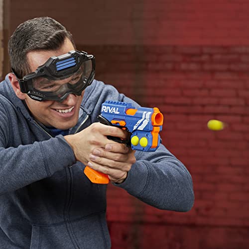 Image of Nerf Rival Knockout XX-100 Blaster, Round Storage, 90 FPS Velocity, Breech Load, Includes 2 Official Rival Rounds, E6594UF1, Multicolor