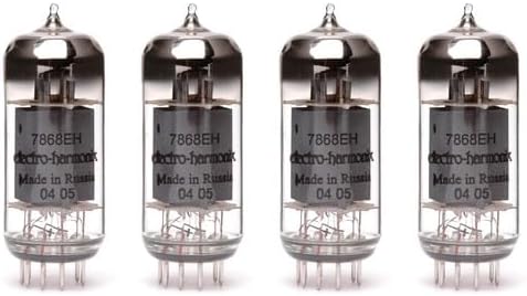 Quad of Electro Harmonix 7868 Power Vacuum Tube