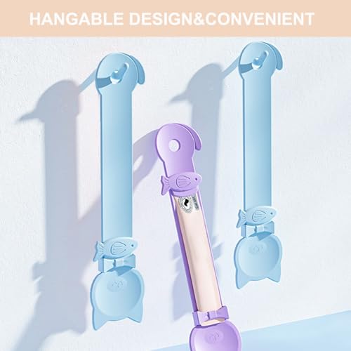 Image of PETPAWLOVELY-2PCS Cat Treat Spoon Squeeze,Cat Strip Feeder Spoon,Multi-Function Dispenser Tool,Easy Feeding Spoons for Licky Treats,Pet Food Spoons for Wet Food(2 Color)