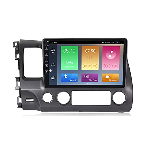Android 10.0 OS Touch Screen Car Radio for 2006-2011 Honda Civic IPS DSP Car Stereo Vehicle GPS Car Multimedia Navigation