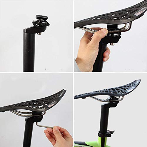 Sattelstütze 30,8 x 300 mm, Legierung, Fahrrad Aluminiumlegierung Sattelstütze mit Micro Adjust Clamp Sport & Freizeit
