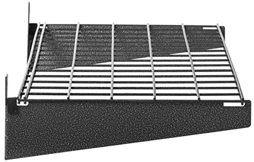Image of Hyloft 00652 2-Pack Heavy Duty Steel Wall Garage Shelving, 45-Inch X 15-Inch Wall Mounted Shelves for Garage Storage, Low-Profile Brackets, Max Shelf Load 200 Pounds, Hammertone