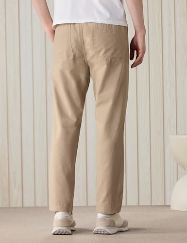 Image of Amazon Brand - Symbol Men Relaxed Casual Trouser (Fully Elasticated Waistband | 100% Cotton | Pants)