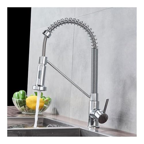 Robinet d'eau rotation poignée unique mitigeur évier douchette